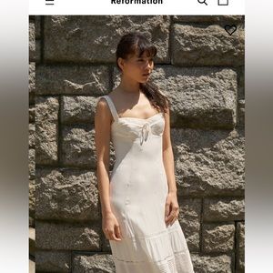 Reformation Cotta dress, size 4, ivory